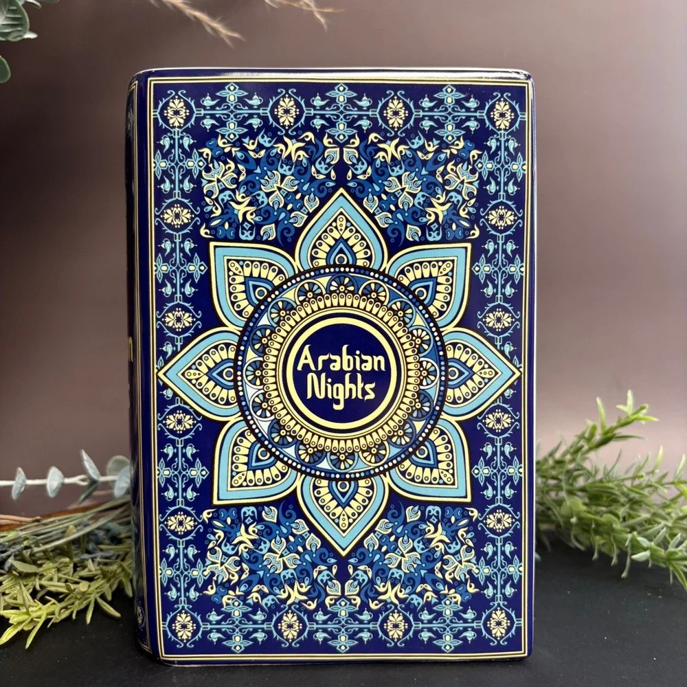 Steel‎ Mill Arabian Nights Book Vase | BookTok Shelf Decor | Home Library
